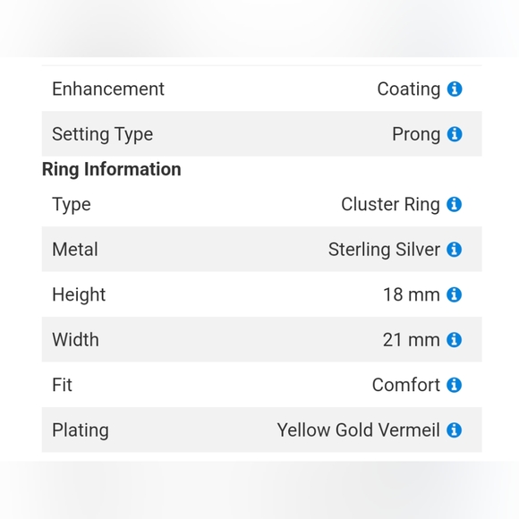 Lustro Stella Finest CZ Ring in Vermeil YG and Platinum Over Sterling Size 6 - Picture 15 of 15